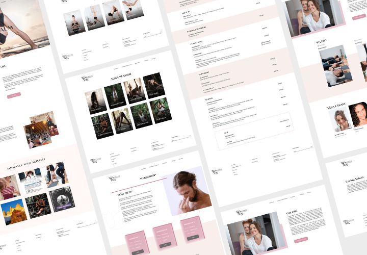 Inbalance Yoga UX design — Hyper Island Stockholm